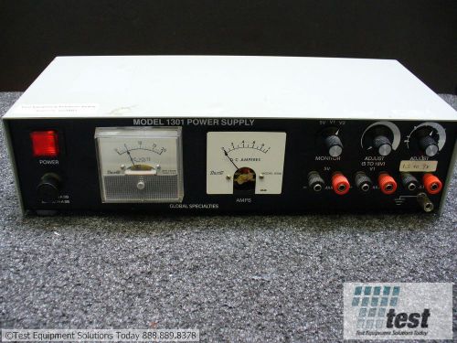 Global Specialties/E&amp;L Instruments 1301 DC Power Supply  ID #23880 TEST