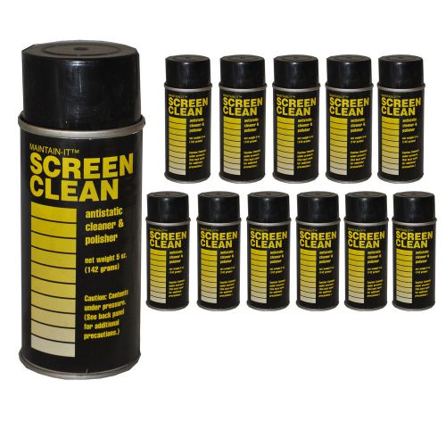 Screen Clean Antistatic Cleaner &amp; Polisher 12 pc Lot