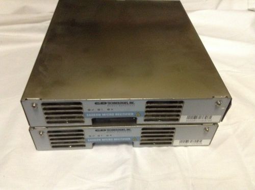 (2) c&amp;d technologies 24v micro sageon rectifiers 100.7665.2425, tested. for sale