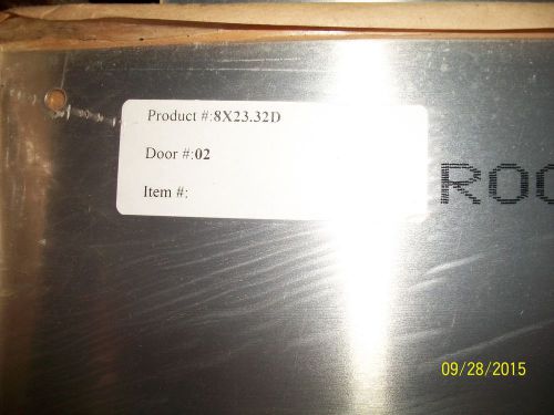 Rockwood satin stainless syeel kick plates 8 x 23 us32d for sale