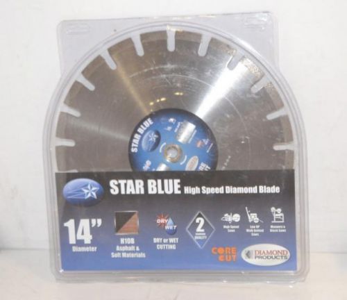 Blue Star 14&#034; High Speed Diamond Saw Blade 14355 For Asphalt / Green H10B