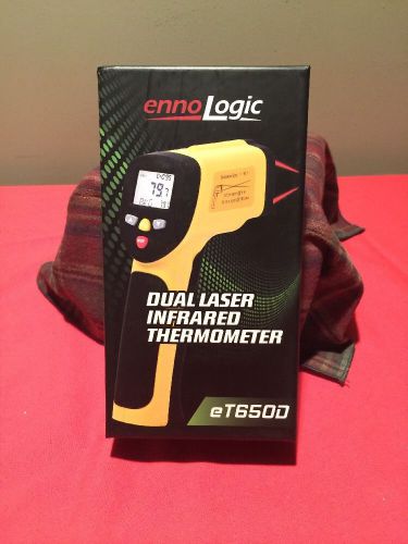 EnnoLogic Temperature Gun Dual Laser.  Small Scratches On Screen Works Perfect