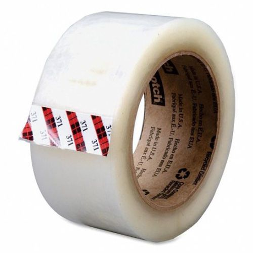 3M 371 Scotch 2&#034; x 110 yards Clear Packaging Carton Sealing Tape 1-Roll