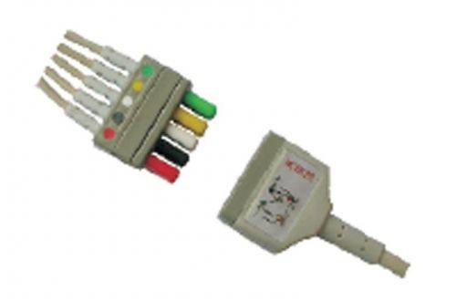 Detachable 5 Lead ECG Cable Compatible with Mindray / L &amp; T