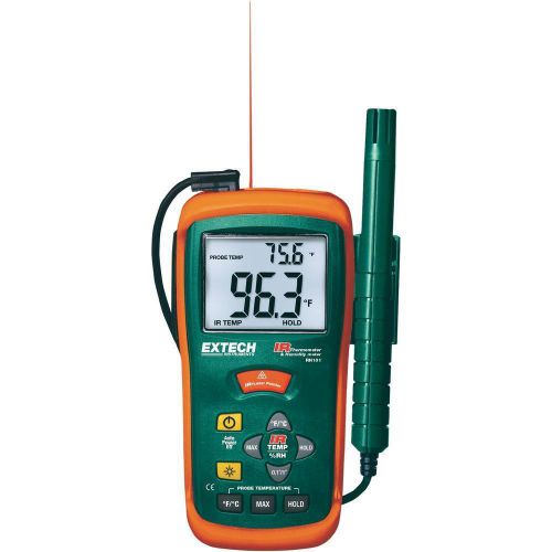 EXTECH RH101 Hygro-Thermometer Plus Infrared Thermometer. US Authorized Dealer