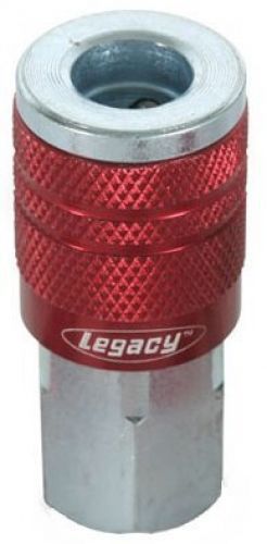 Legacy A73410D-X ColorConnex Red Type D Industrial 1/4&#034; Body x 1/4&#034; Female NPT