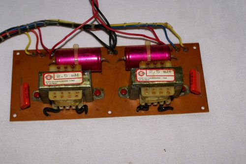 A.C.E.M. 2.5mH Mains Filter,Circuit Board, Facon Capacitors c.1985 #308-121 9635
