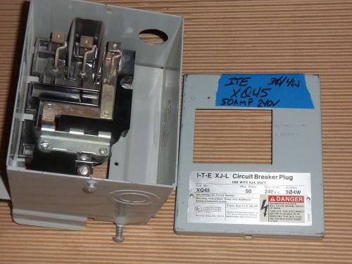 Ite siemens xq xq45 50 amp 240v circuit breaker bus plug xj-l for sale