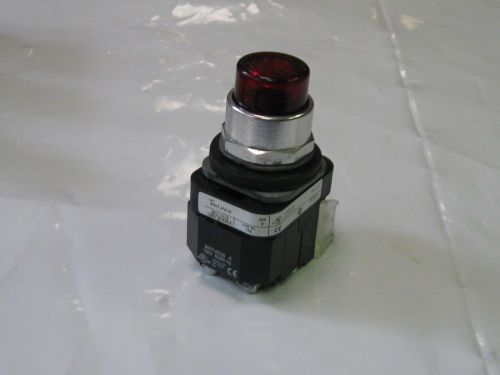 Allen Bradley Illum. Red Push Button, 800T-PA16, Ser T, Used, Warranty