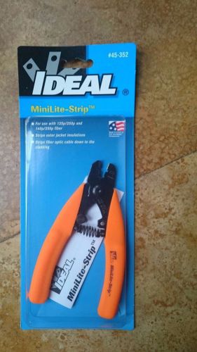 Ideal 45-352 MiniLite-Strip Optical Fiber Stripper - Brand New!