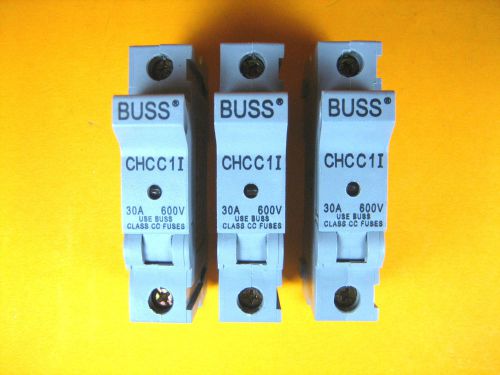 Buss -  CHCC1I -  Fuse Holder, 30A 600V (Lot of 3)