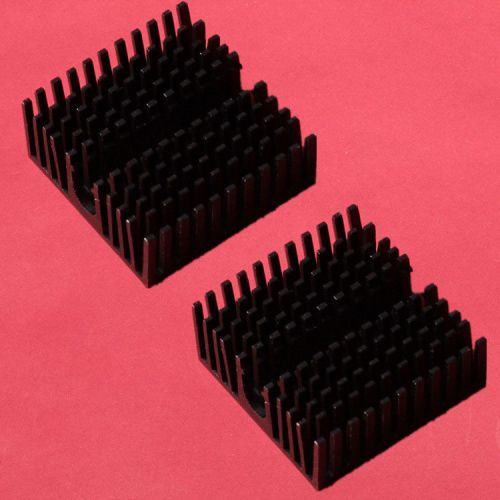 2pcs 3m8810 ic heat sink aluminum 23x23x10mm cooling fin adhesive 23*23*10mm for sale