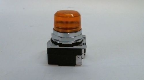 Eaton Cutler Hammer 10250T201NC9N Resistor Lamp With Amber Glass Lens