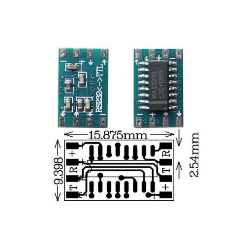 5x MAX3232 MAX3232CSE Serial Port Mini RS232 to TTL Converter Adaptor Module LJN
