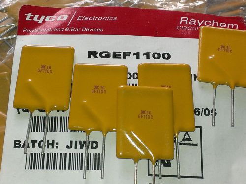 [25 pcs] Raychem( Tyco) 11A(11000mA)  Resettable Fuse (Polyswitch) 16V RGEF1100