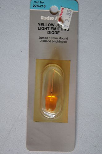 RadioShack Archer Yellow Jumbo Light Emitting Diode 10mm 250mcd 276-216