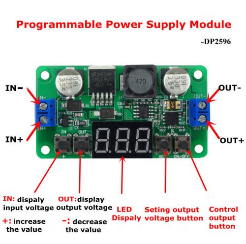 LM2596 DC-DC Adjustable constant voltage step-down module power supply Regulator