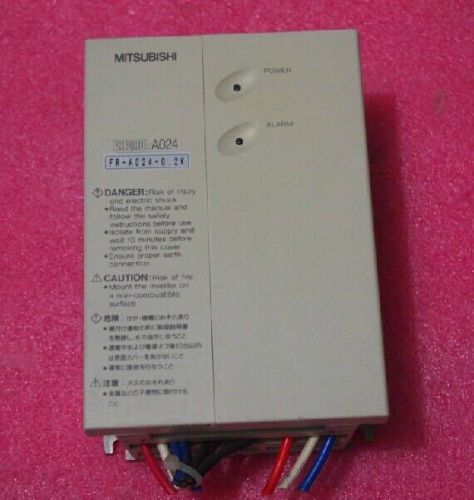 USED MITSUBISHI INVERTER FR-A024-0.2K 0.2KW 200W 220V tested