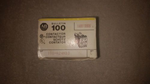 Allen Bradley Contactor 100-A24ND3, New Surplus