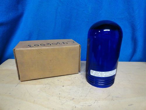 HUBBELL/KILLARK * BLUE GLASS GLOBE * MODEL VBG-100 * BRAND NEW