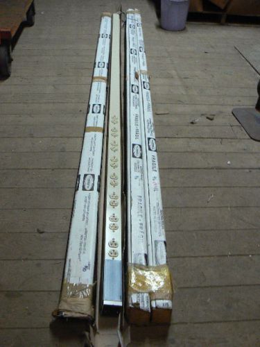 (3) Hubbell Service Poles, 10&#039;-2&#034;, 8 Duplex Receptacles, 2 Circuits, Ivory, New