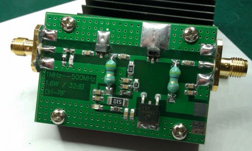 1MHz - 500MHZ 1.5W amplifier HF FM VHF UHF band Broadband HF power amplifier