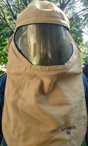 Nsa arc rating 65 ventilated nomex arc flash hood for sale