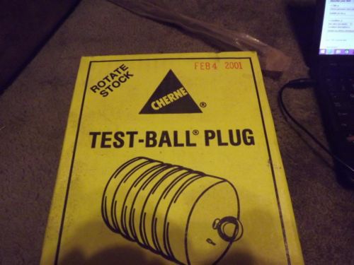 Cherne pneumatic sewer pipe test ball plug 8&#034;  041-386