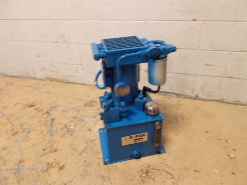 Parker d series hydraulic power unit 2hp 1gpm for sale