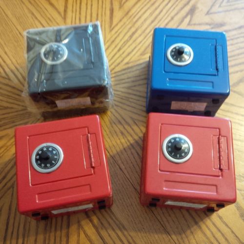 Lot of 4 Combination Safes / Vaults / Lock Boxes