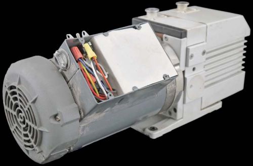 Leybold d8b trivac rotary vane vacuum pump 91255-1 +marathon 3/4hp 1725rpm motor for sale