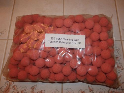 TECHNOS Condenser Tube Cleaning Balls #ST26H1 SPONGE RUBBER BALLS 250/BAG *NEW*