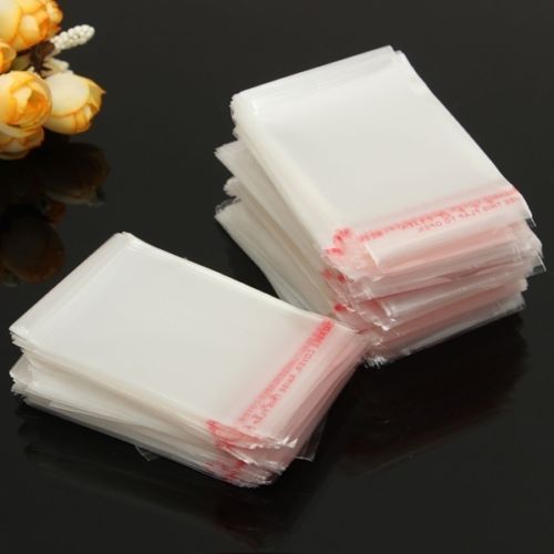 1000x Packing Shipping Self Adhesive Seal Clear Transparent Plastic Bag 5*7 CM