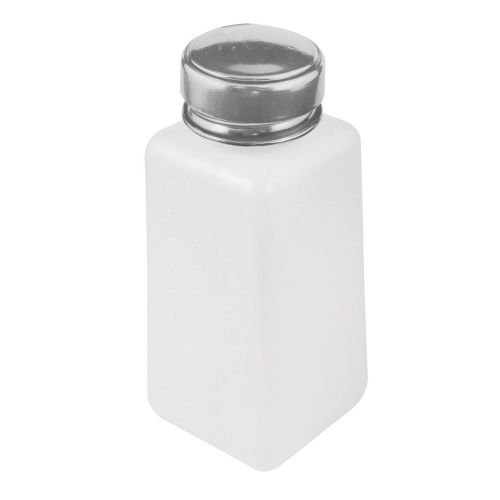 White Plastic Liquid Alcohol Bottle Container 250ml 8.8oz