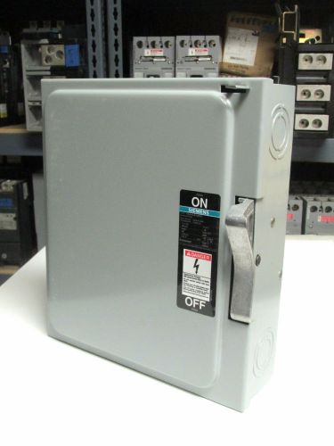 Nib .. siemens ite general duty 4p, 30a safety switch cat# jf421 ... vw-500 for sale