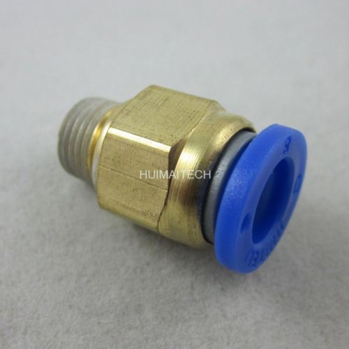 5pc 8mm tube push in fitting to 1/8&#034; bsp male thread pneumatic connector for air for sale