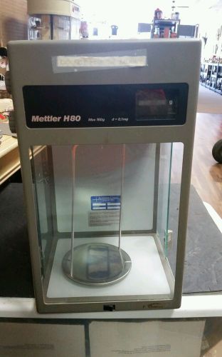 Mettler H80 Precision Scale Laboratory Balance Grams Max 160g  d=0,1mg