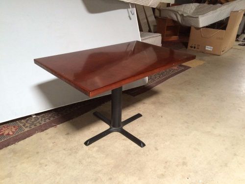 Acralyte II Commercial Grade Wood Rectangle Restaurant Tables &amp; Bases 30&#034; x 48&#034;