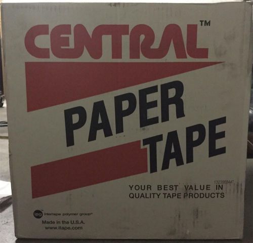 Central Water Activated Sealing Kraft Paper Packaging Tape 3&#034;x600&#039; (Case of 10)