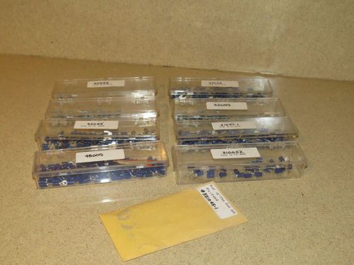 CONNECTOR LOT WITH VARIOUS BLUE LUGS - LOT (6F)