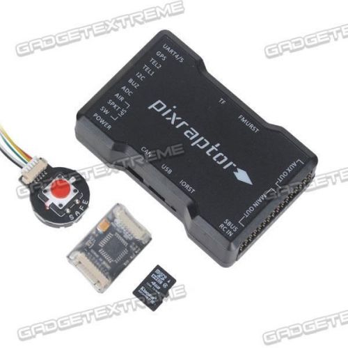 Pixraptor Flight Controller with Buzzer Safe Switch PPM Encoder 4G TF Card RC