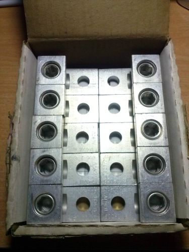 Ilsco 600mcm lugs - box of 10 - 600 volt - 3/8 bolt for sale