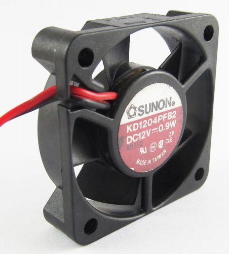 5pcs sunon cooling fan 40mmx40mmx10mm 4010 dc 12v 0.9w 2pin connector kd1204pfb2 for sale