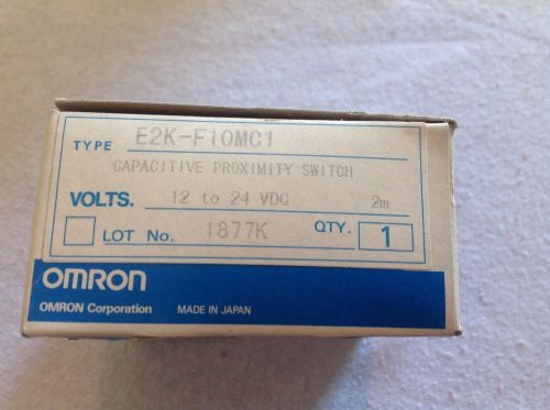 Omron Flat Proximity Sensor E2K-F10MC1 E2KF10MC1 Flat Type 2M