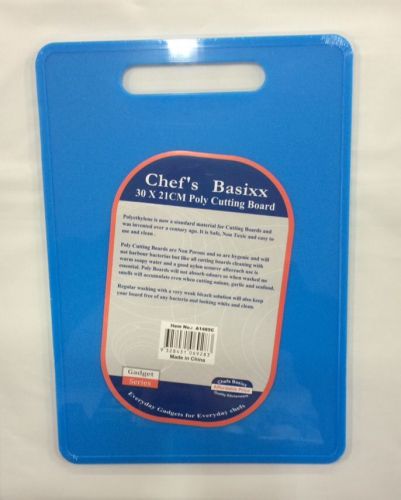 30 X 21 X 0.5cm Chopping Board Cutting Cheese Slicing Meat Vegetable Blue