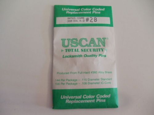 Uscan Locksmith Quality Pins INTEC CORE .108 DIA A-2 #2B  Qty 1