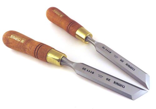 Narex (czech republic) right &amp; left 20 mm skew paring chisels 811120/811170 for sale