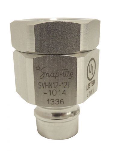 NEW Parker Snap-Tite SVHN12-12F Quick-Connect Coupling H-Shape 3/4&#034; NPSF Nipple