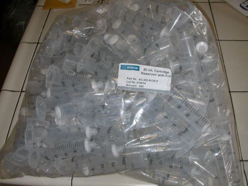 200 pack of Eichrom 20mL Syringe Cartridge Reservoirs with Frits AC-200-RV20-F