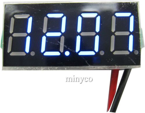 4 bit 0.36&#034; 4.5-30V 2-line blue digital voltmeter Voltage tester gauge Panel